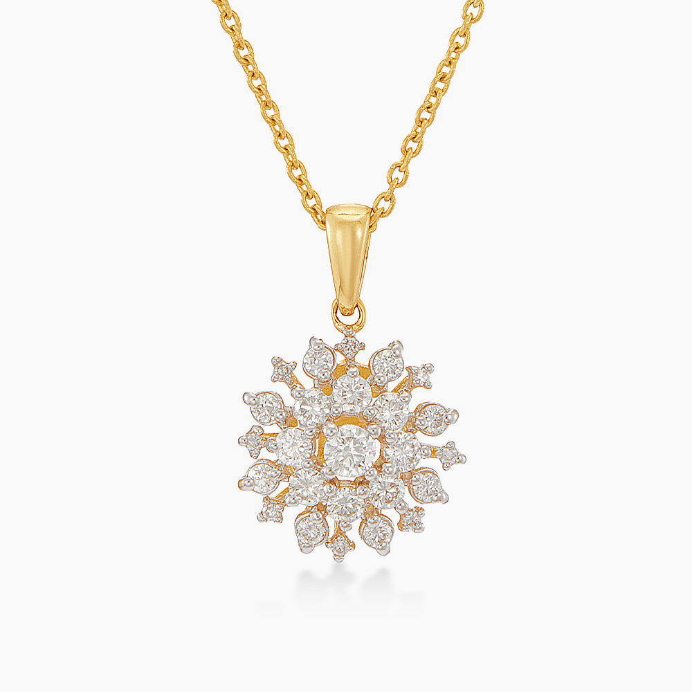 Diamond Necklace in 375/9K Yellow Gold 273690725(N)