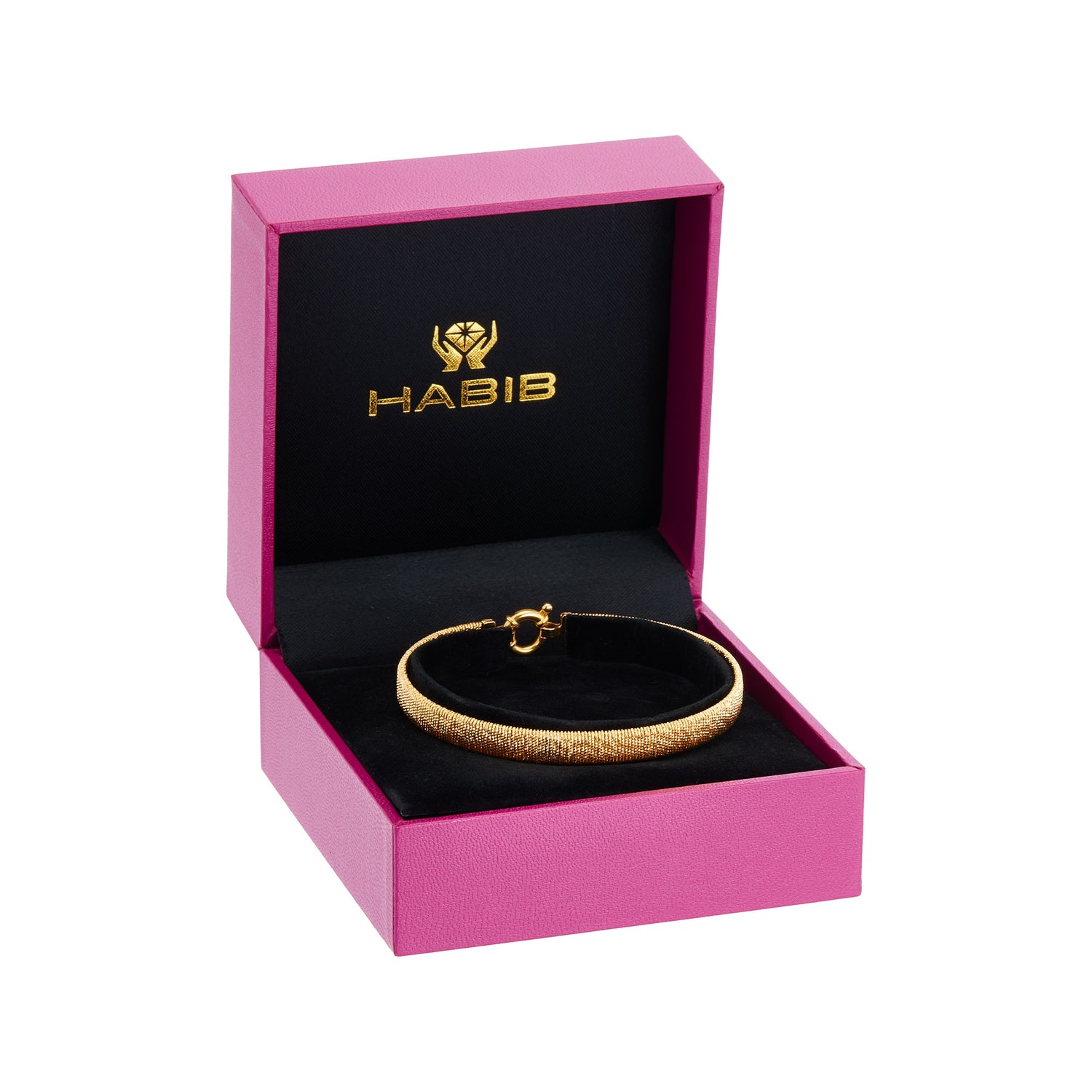 SICILIA | Oro Italia 916 Yellow Gold Bangle GB94591025 (22K Gold)