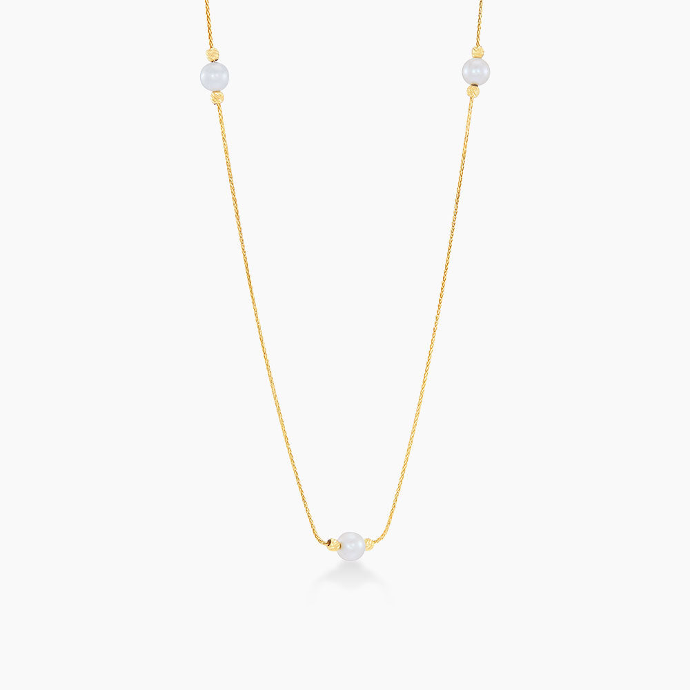 Fresh Water Pearl Necklace 025 SPI D12 MM72(Y)
