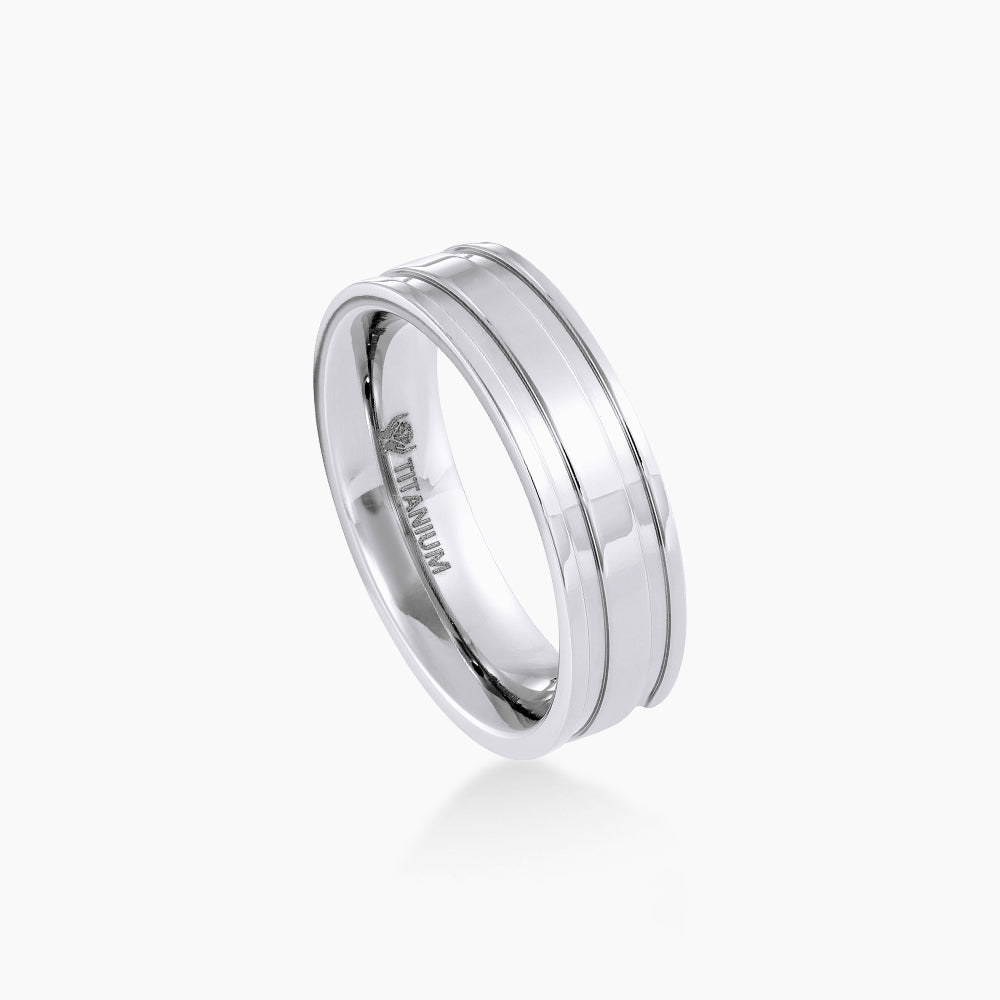 Titanium Men's Ring 093560726