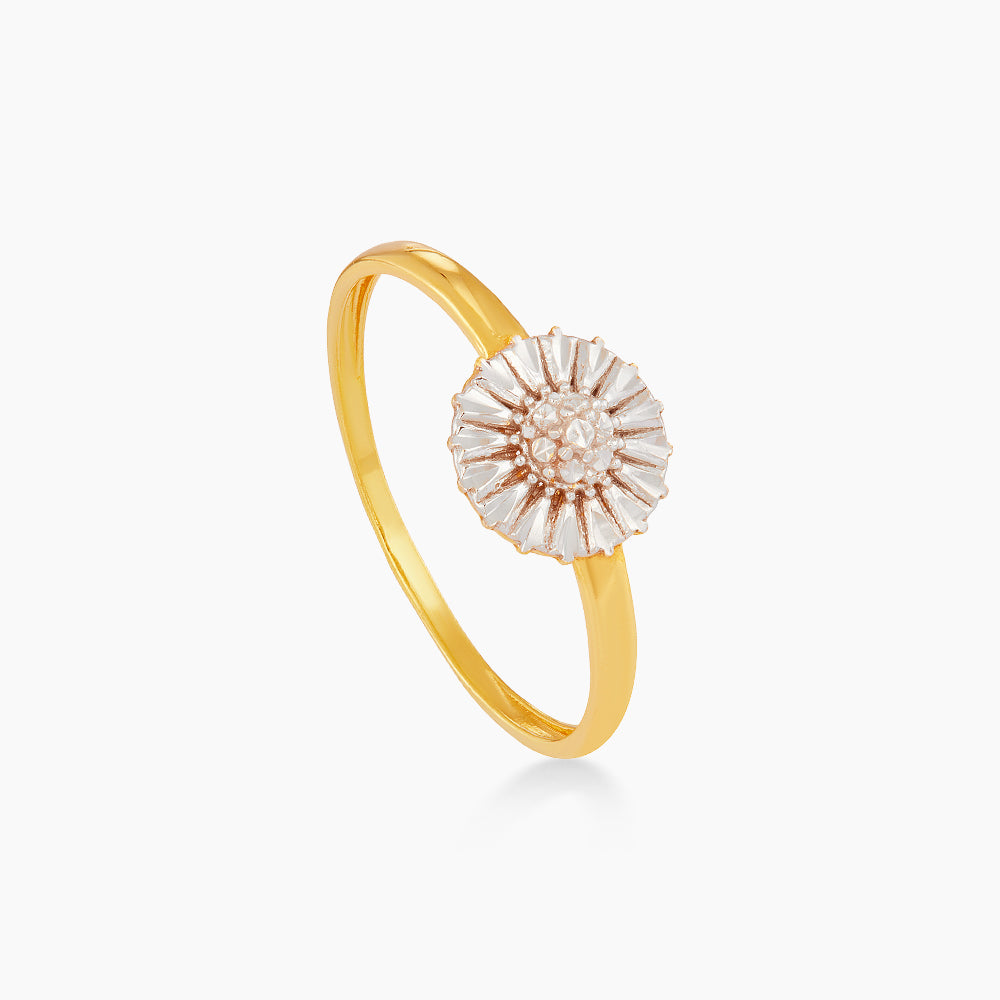 916/22K Yellow and White Gold Ring 6200228YW