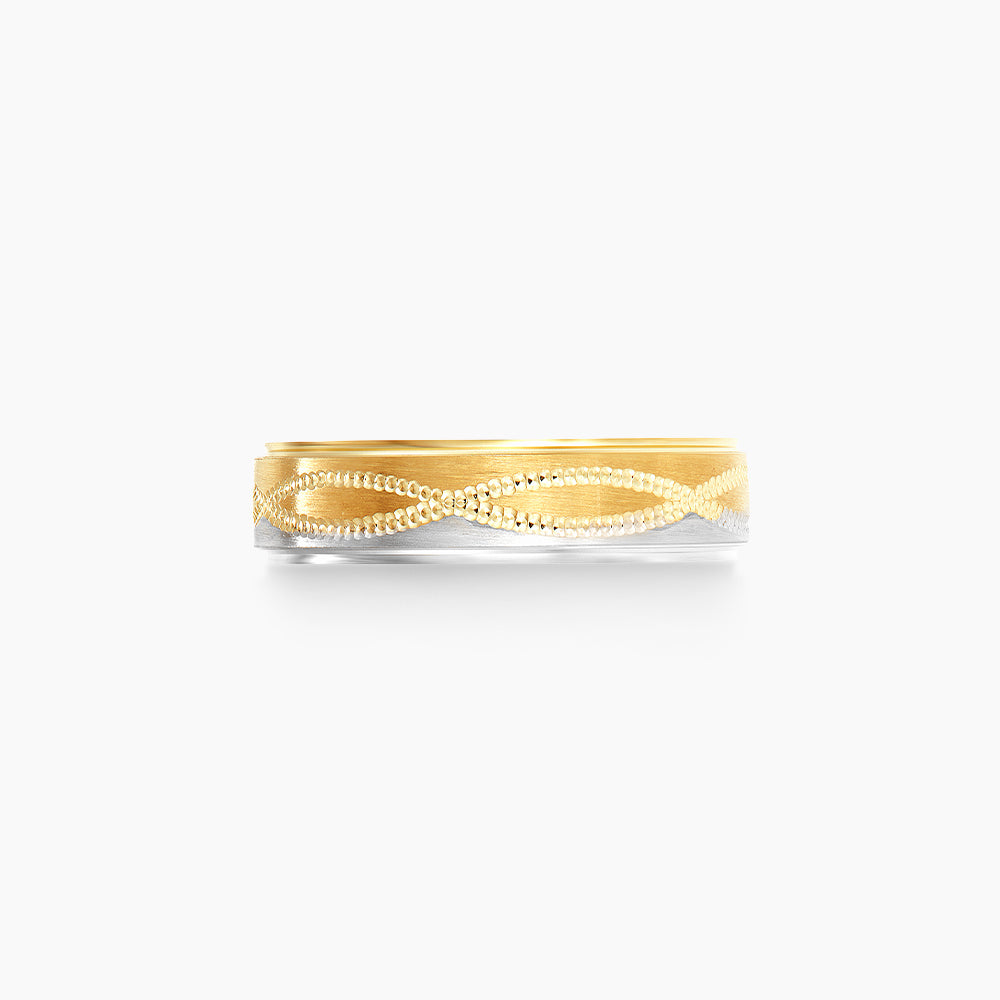 375/9K Yellow and White Gold Ring WAA986-BI