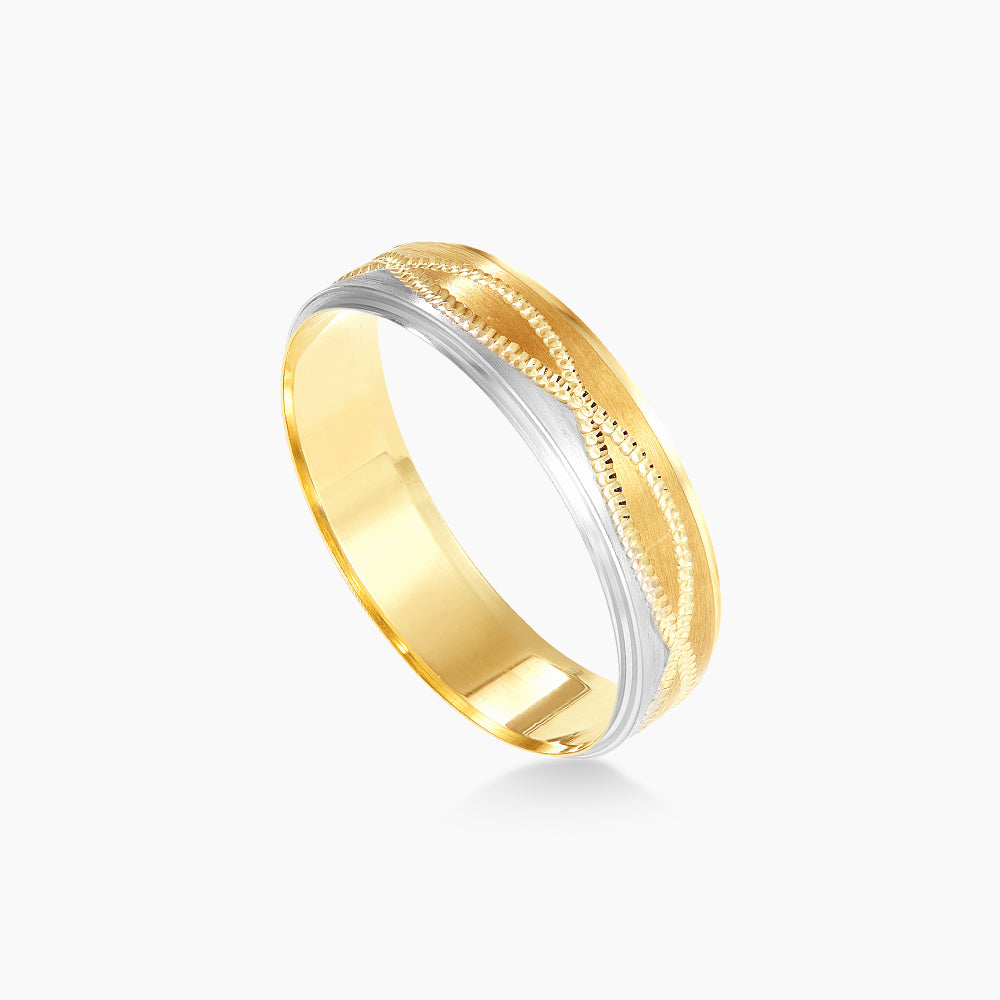 375/9K Yellow and White Gold Ring WAA986-BI