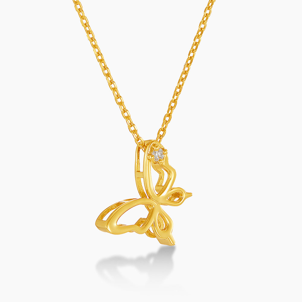 925 Diamond Necklace 561740926(YG)
