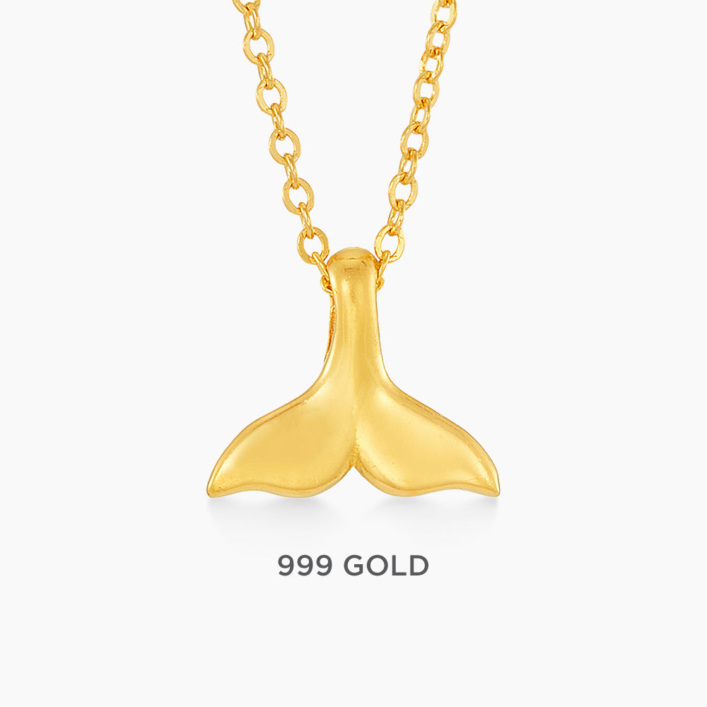 999/24K Yellow Gold Necklace WWGC1100823