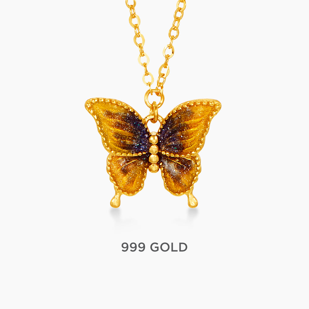 999/24K Yellow Gold Necklace WWGC1390524