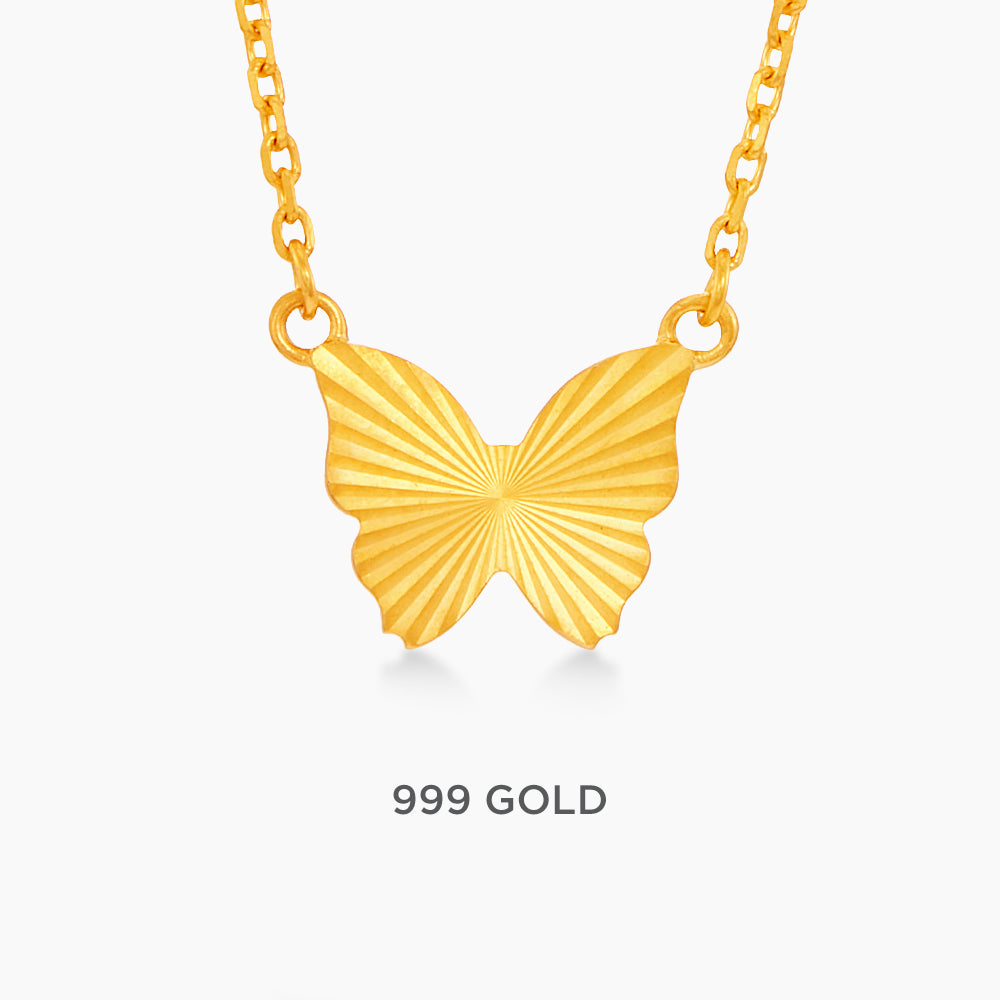 999/24K Yellow Gold Necklace WWGC1410524