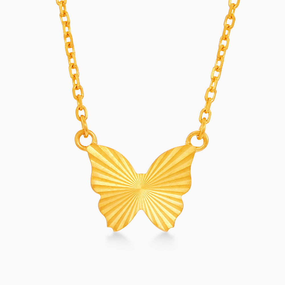 999/24K Yellow Gold Necklace WWGC1410524
