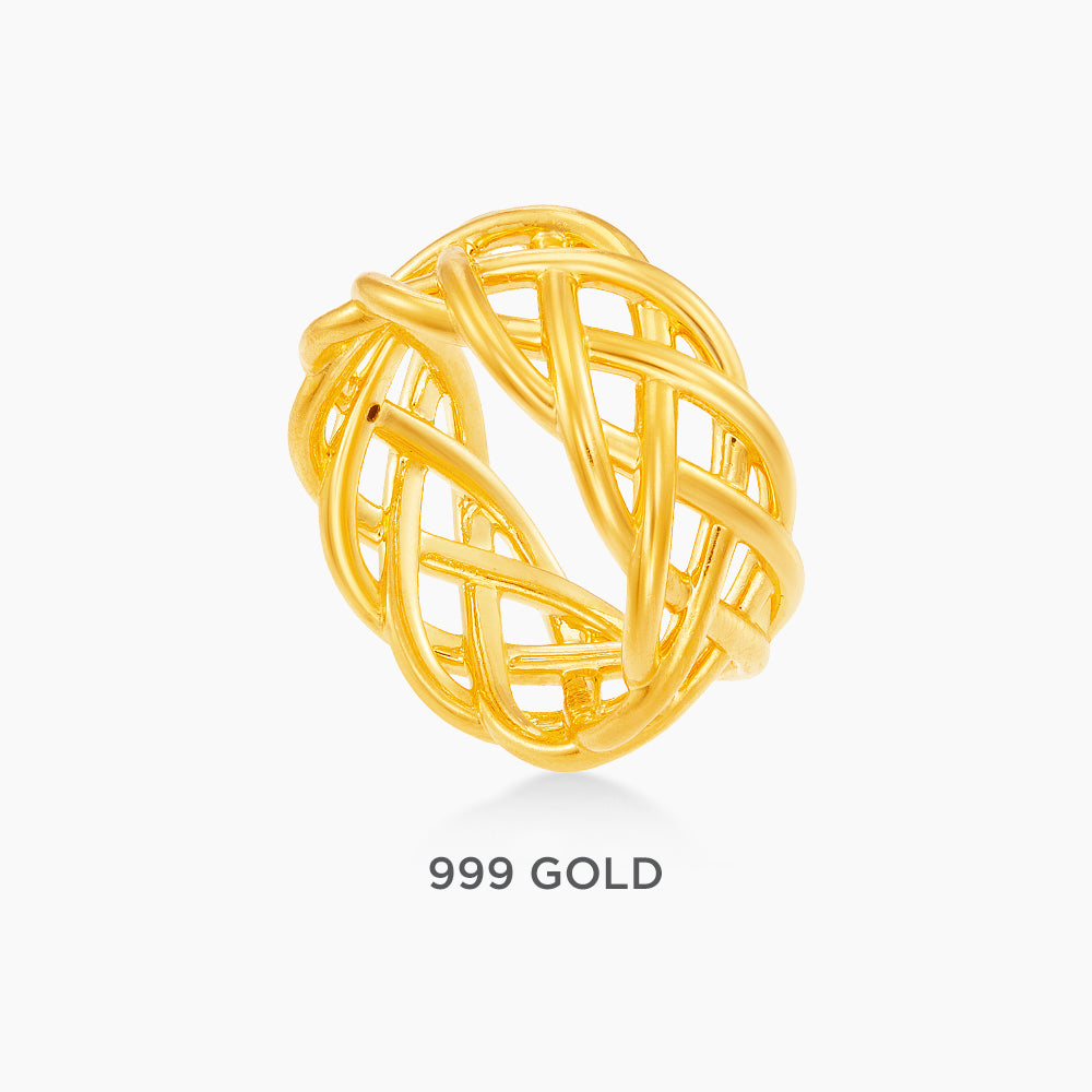 999/24K Yellow Gold Ring WWGR1830524