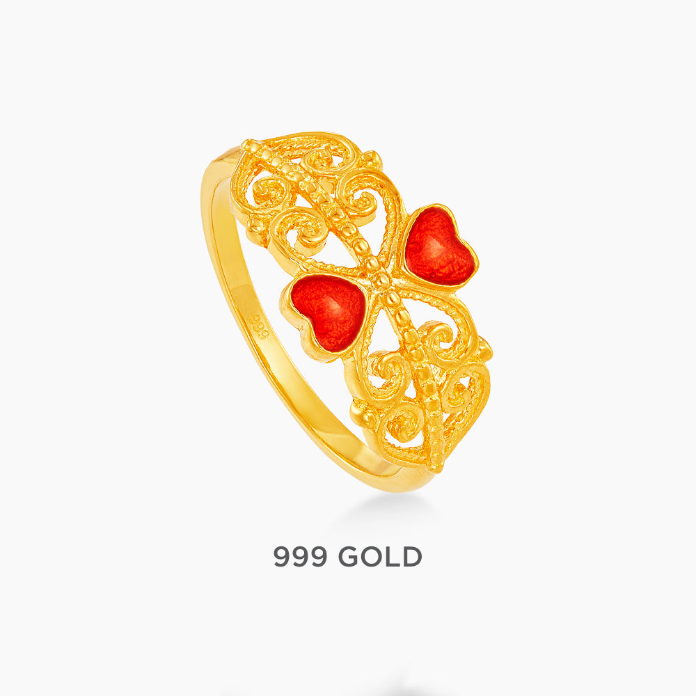 999/24K Yellow Gold Ring WWGR2100624