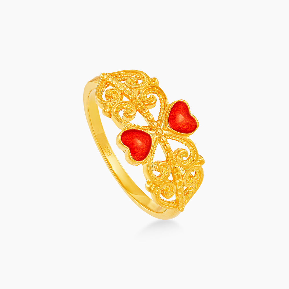 999/24K Yellow Gold Ring WWGR2100624