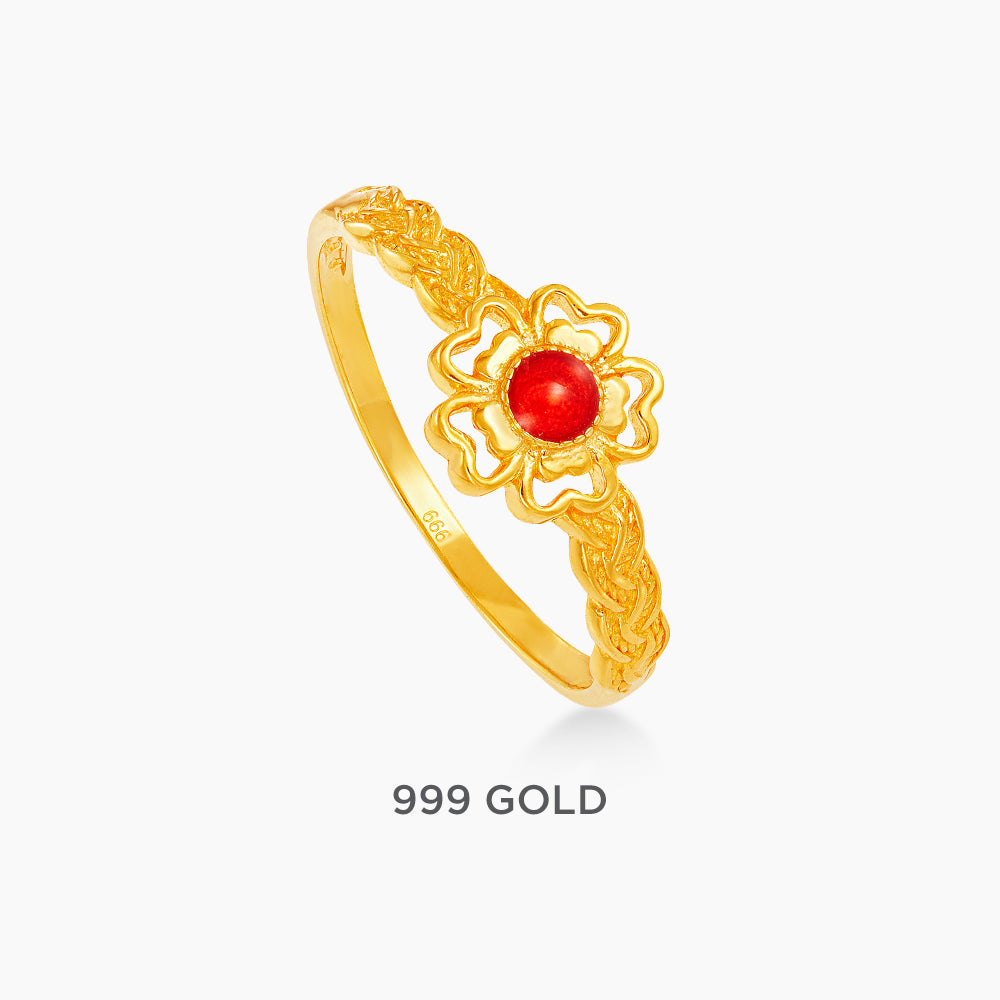 999/24K Yellow Gold Ring WWGR2110624
