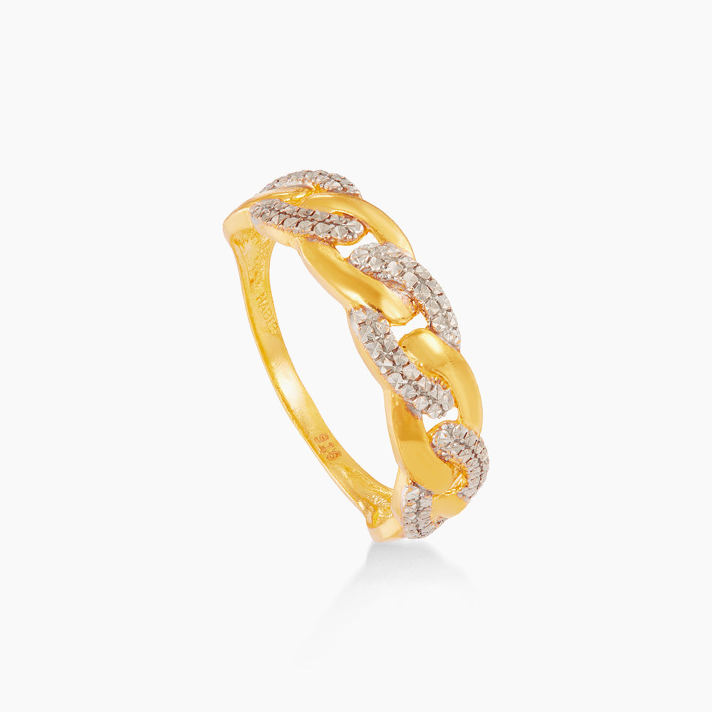 916/22K Yellow and White Gold Ring 6200174YW