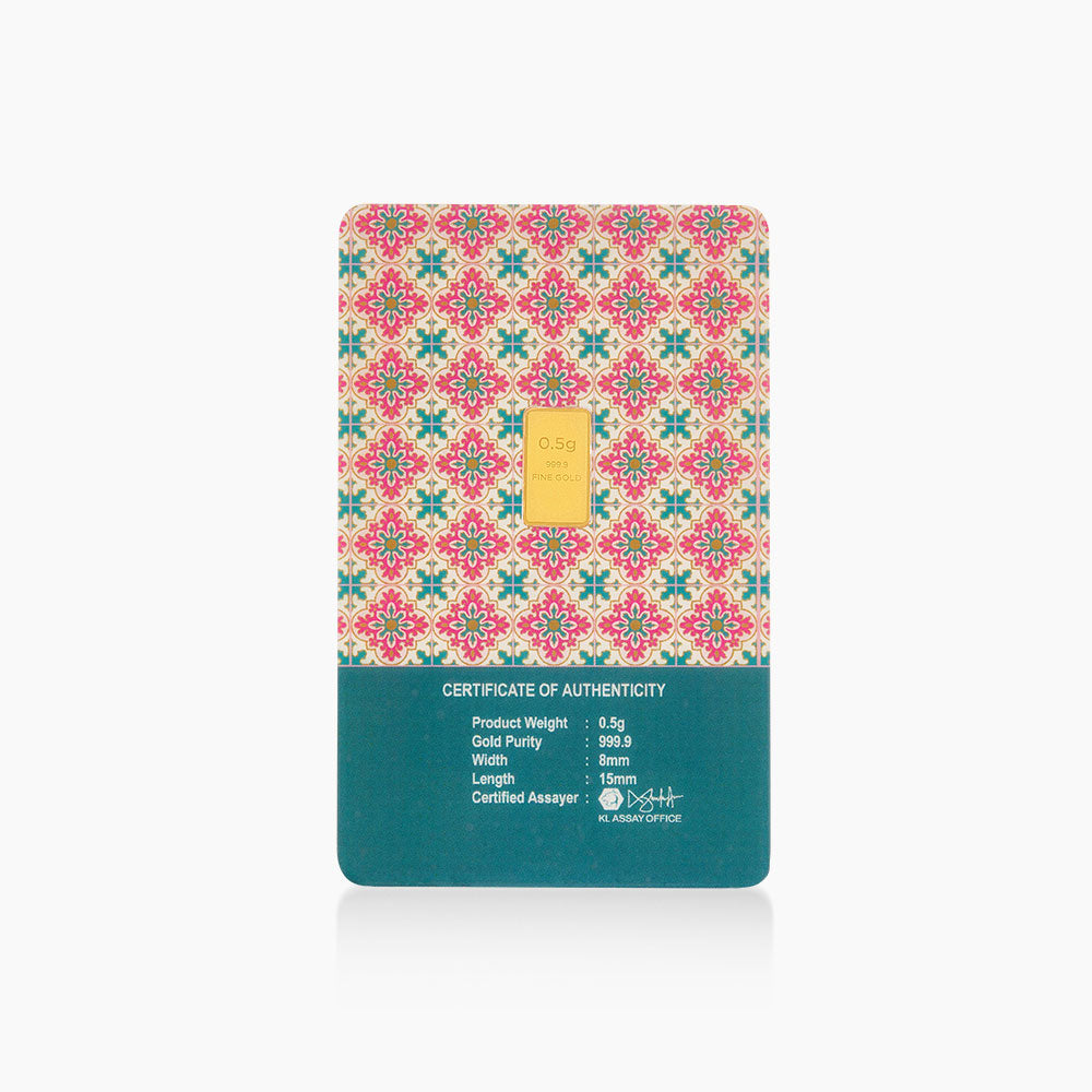 HABIB 0.5g 999.9 Gold Bar (Peranakan)
