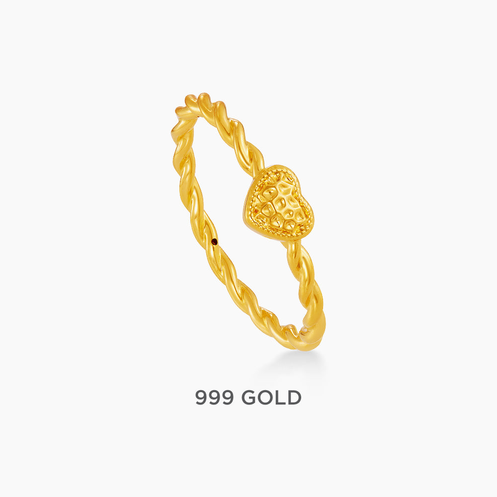 999/24K Yellow Gold Ring 9200079Y