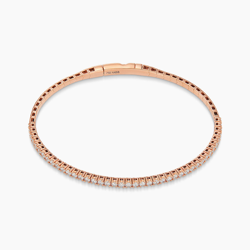Diamond Bangle in 750/18K Rose Gold 682800426(RG)