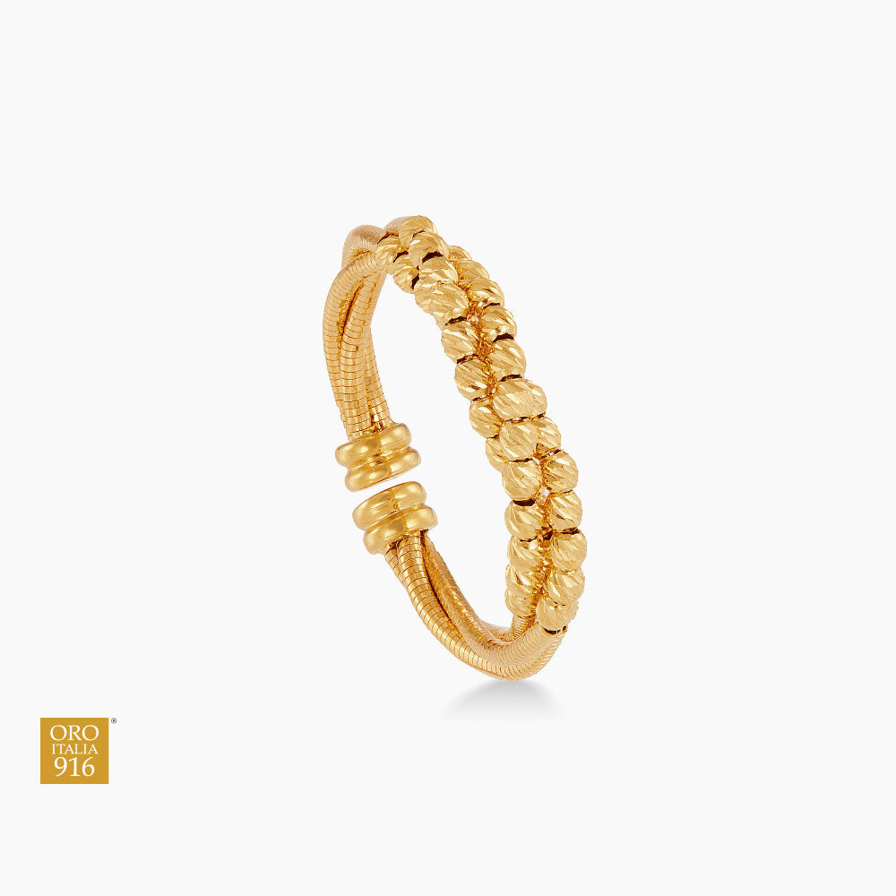 Oro Italia 916 Yellow Gold Ring GR62080426(YG) (22K Gold)