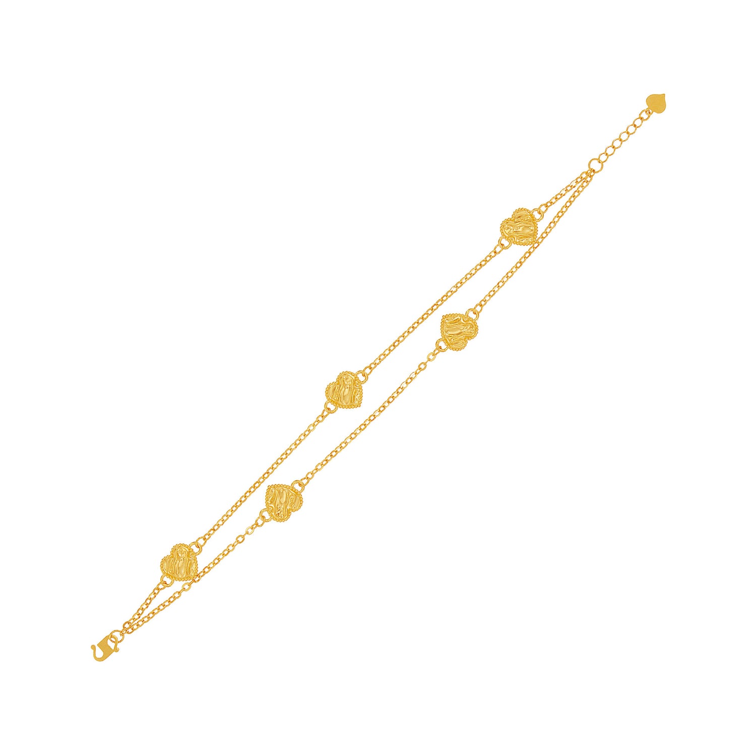 916/22K Yellow Gold Bracelet 6700019Y