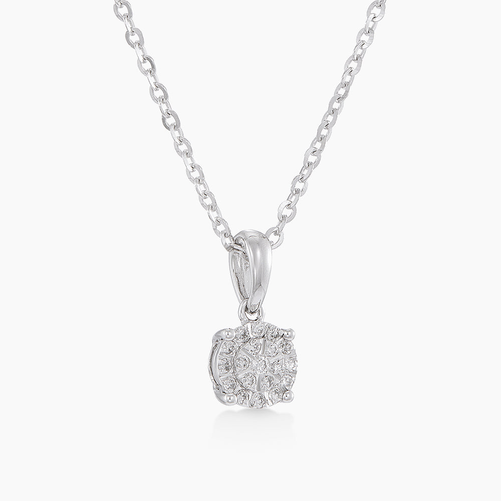 ICE | Diamond Necklace in 375/9K White Gold 45536(N