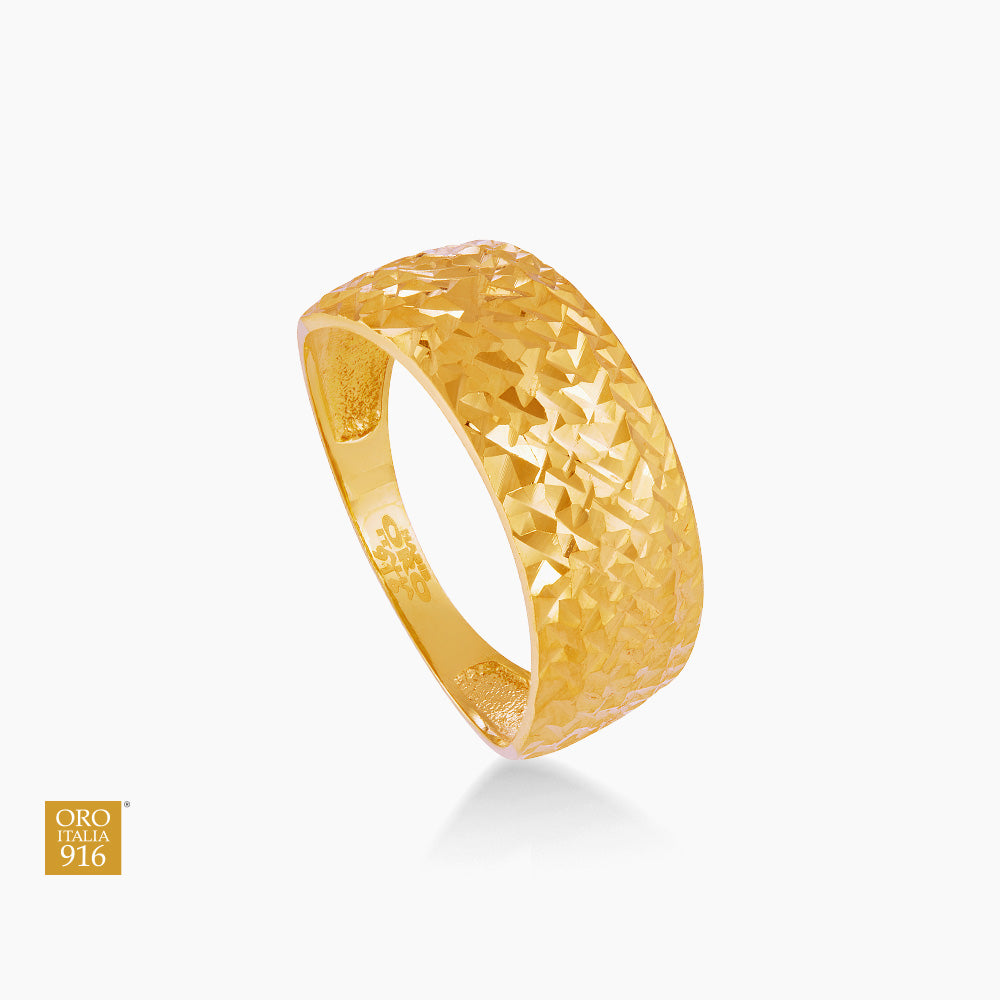 Oro Italia 916 Yellow Gold Ring GR62290526 (22K Gold)