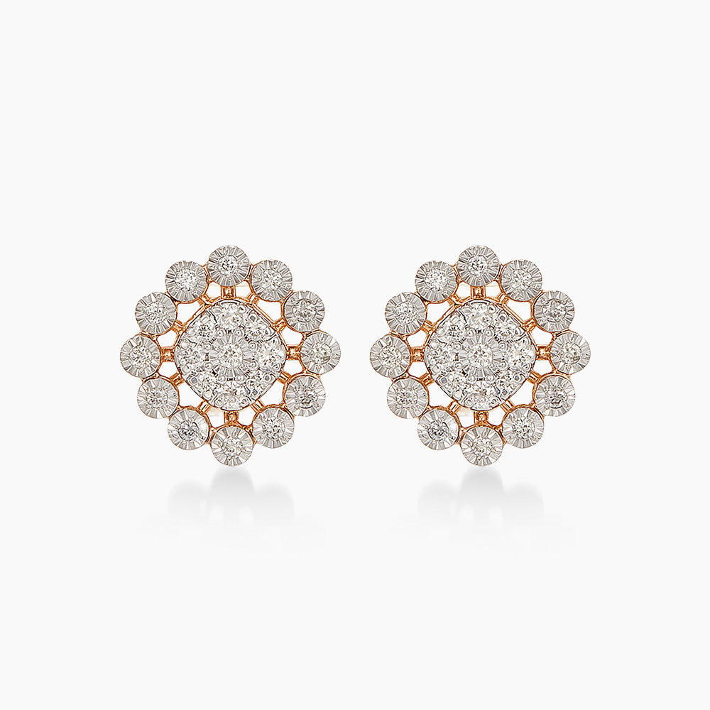 Diamond Earrings in 375/9K Yellow Gold 275150526(E)