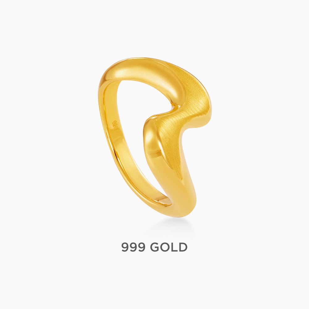 999/24K Yellow Gold Ring 9200110Y