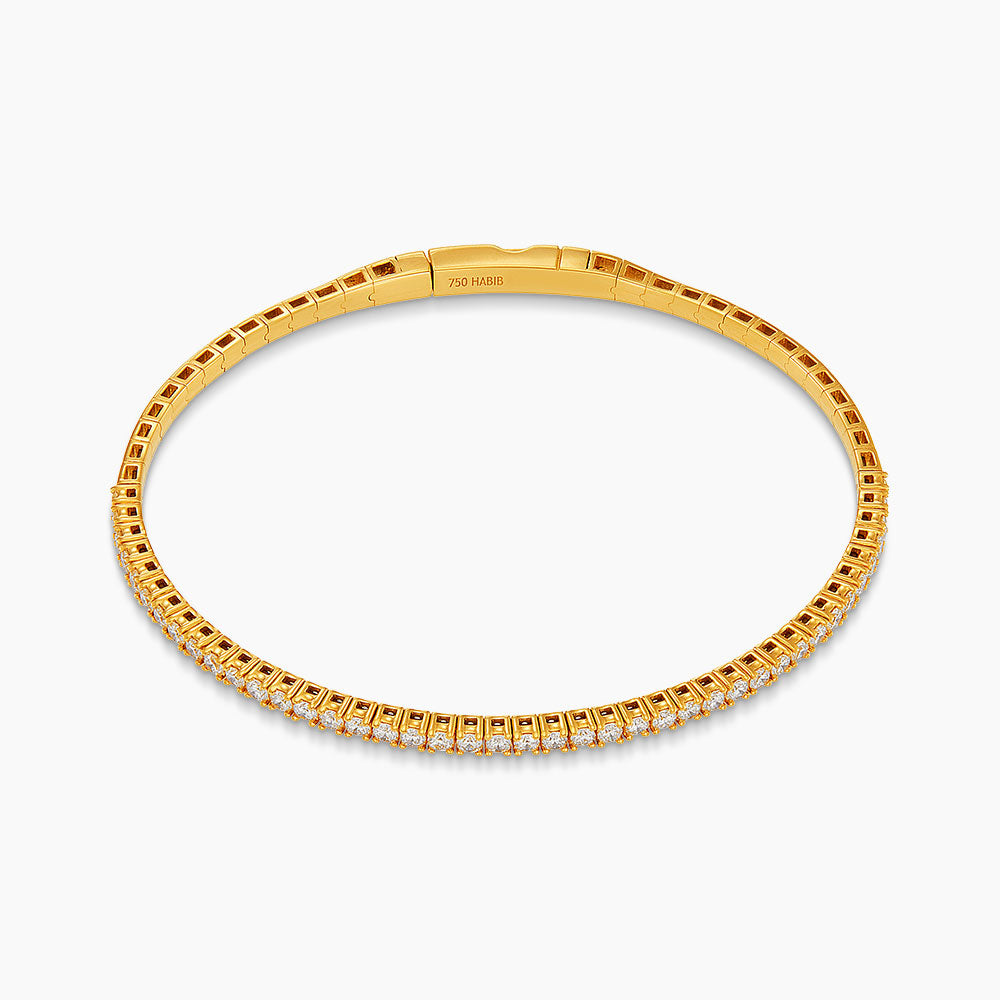 Diamond Bangle in 750/18K Yellow Gold 682800426(YG)