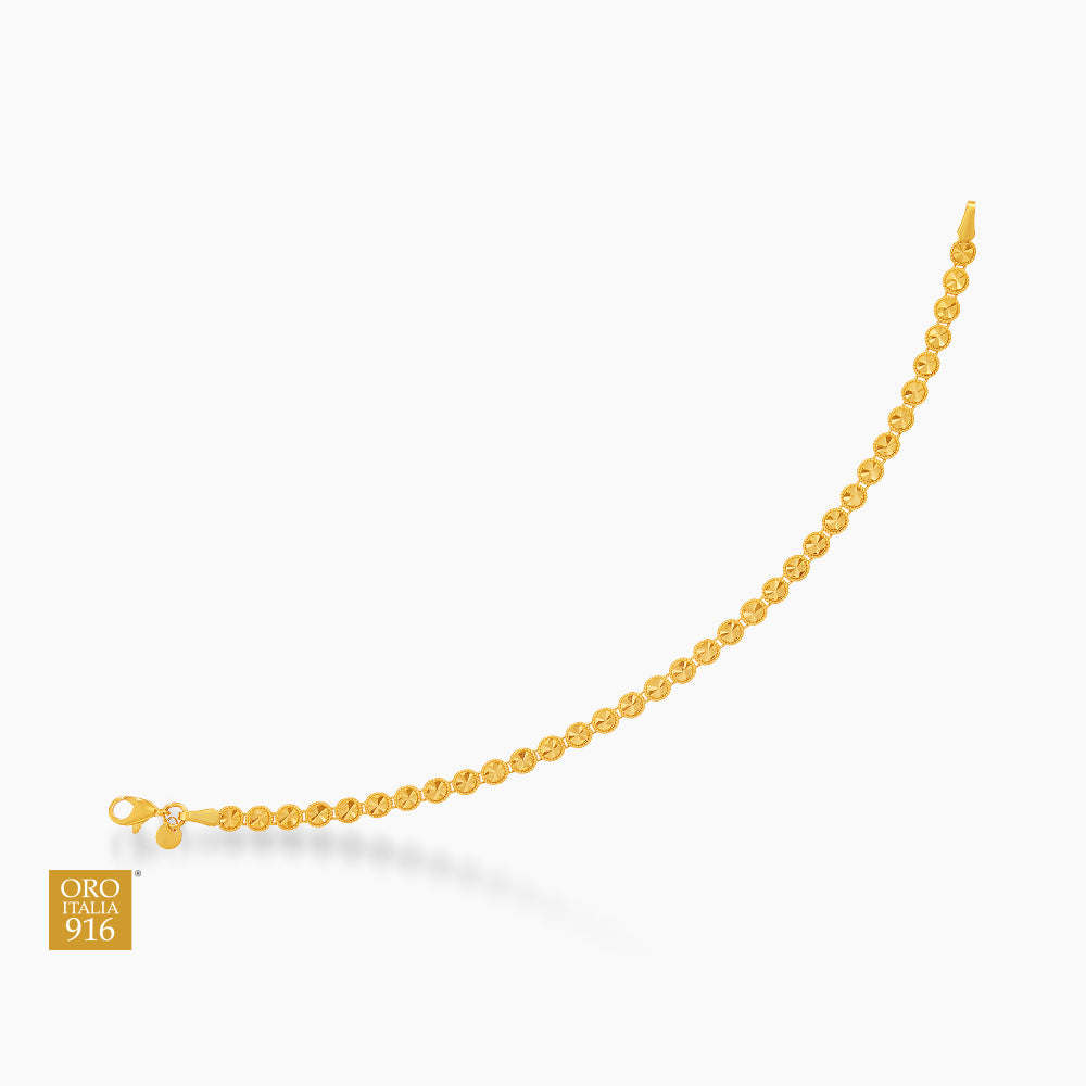 Oro Italia 916 Yellow Gold Bracelet GW55660826 (22K Gold)