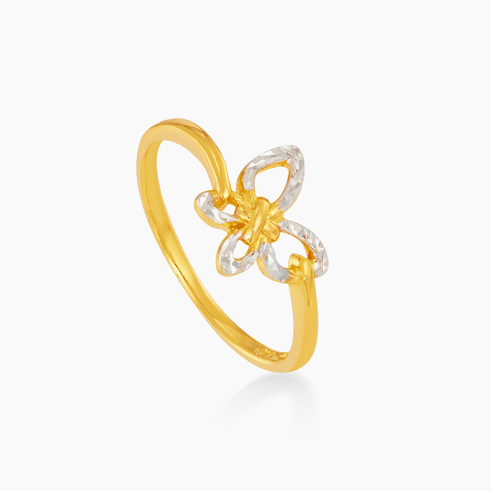 916/22K Yellow and White Gold Ring 6200170YW