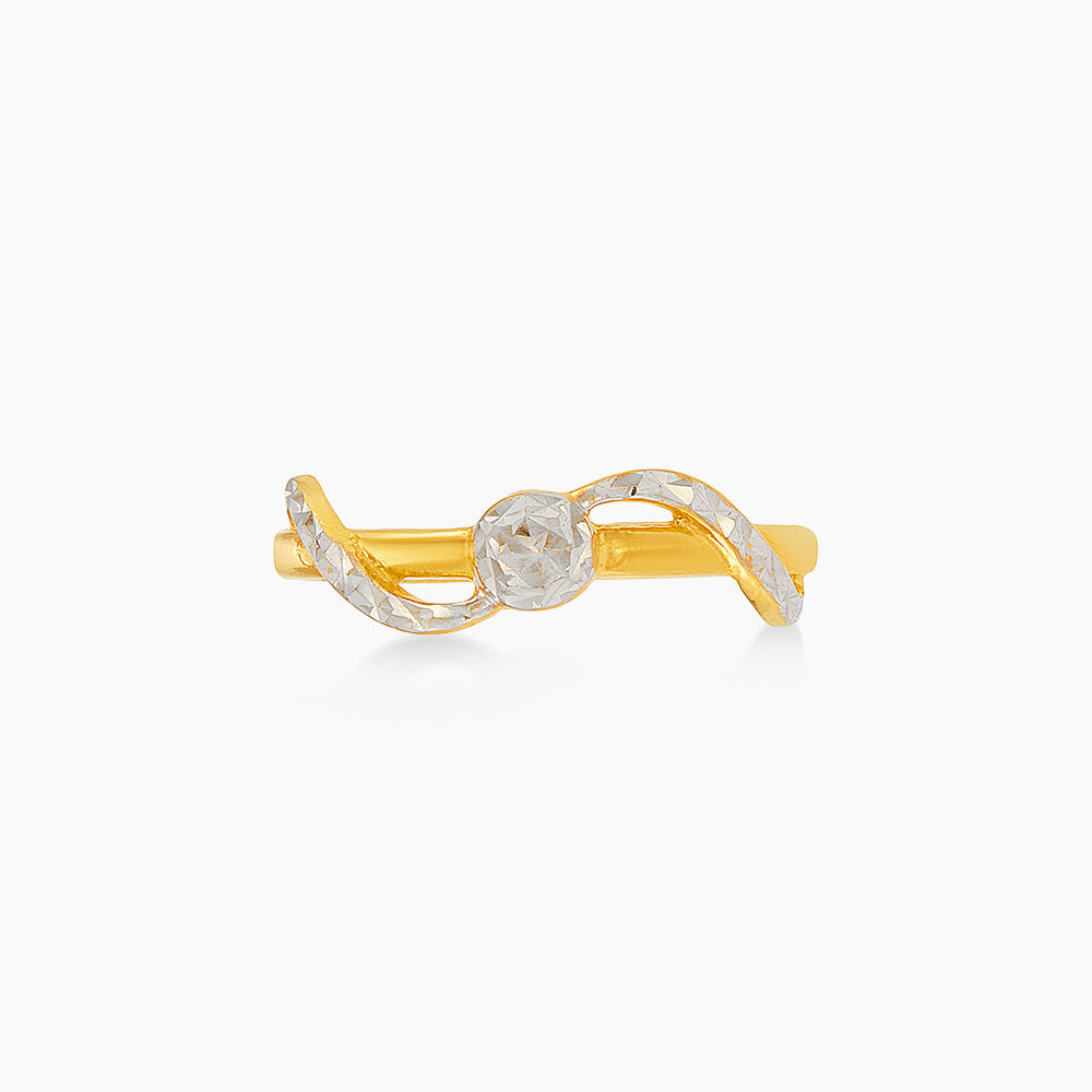 916/22K Yellow and White Gold Ring 6200193YW