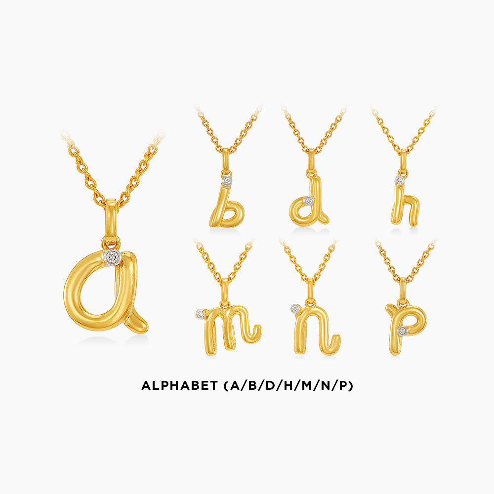 Diamond Necklace in 375/9K Yellow Gold 561460426