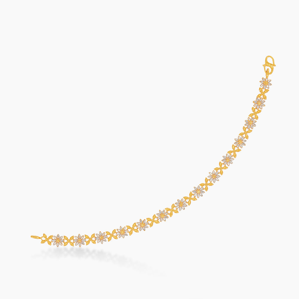 916/22K Yellow and White Gold Bracelet 6700144YW1