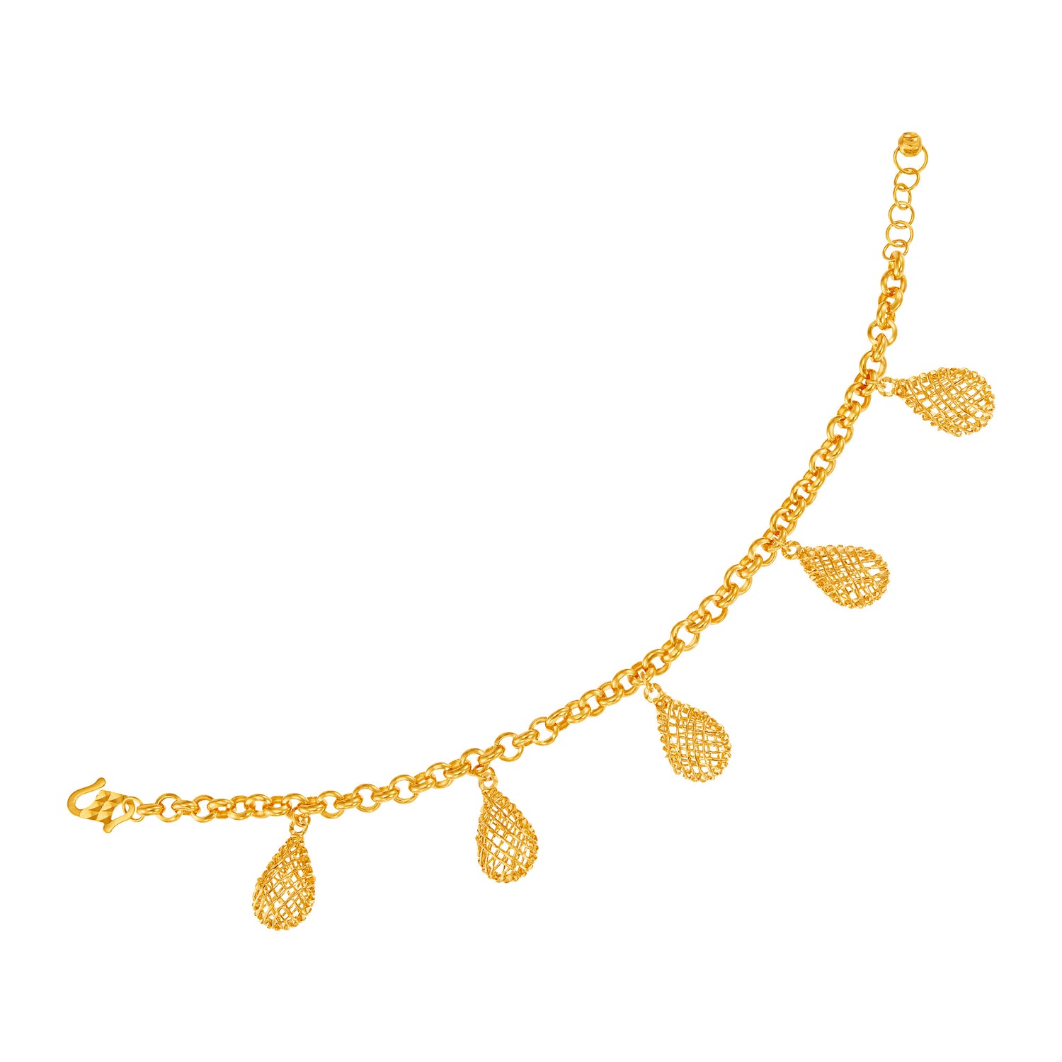 916/22K Yellow  Gold Bracelet TWSA-031224