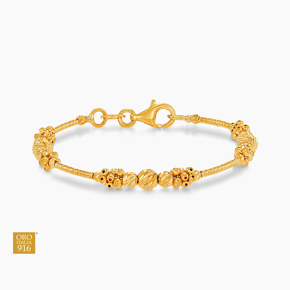 Oro Italia 916 Yellow Gold Bangle (For Baby) GB94501025(BBY) (22K Gold)