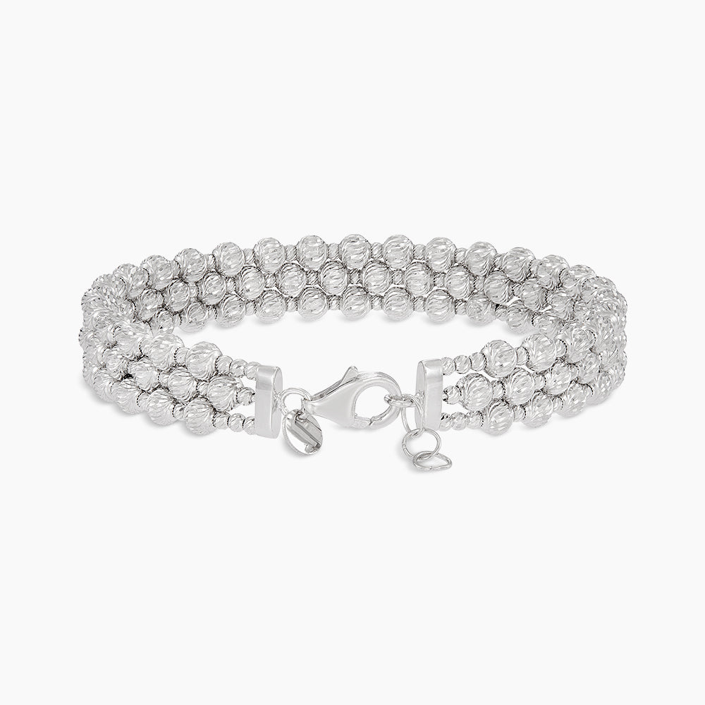 Oro Italia 916 White Gold Bangle GB95580426(04W) (22K Gold)