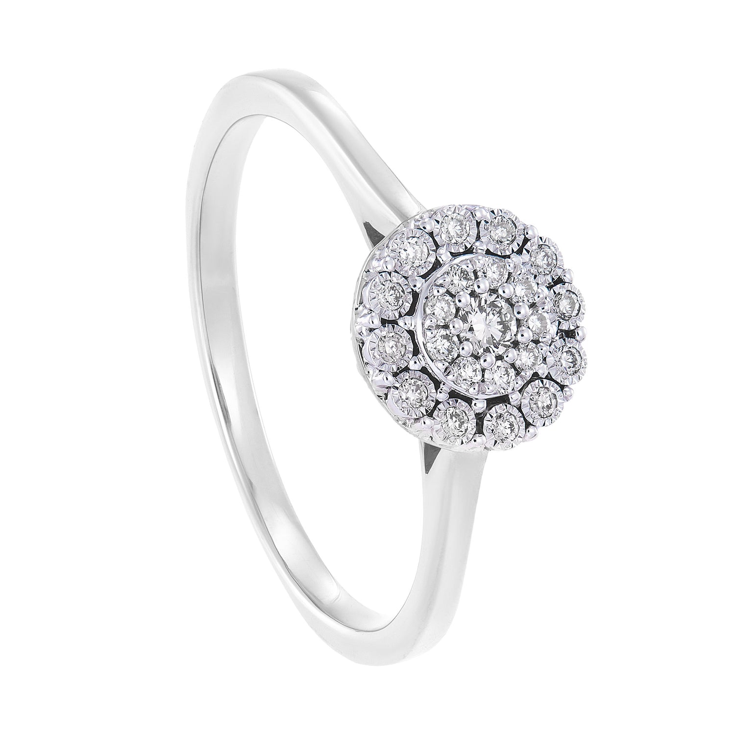 Diamond Ring in 375/9K White Gold 265381222