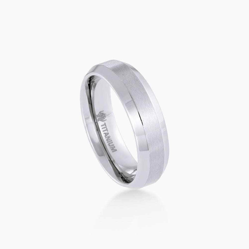 Titanium Men's Ring 093590726