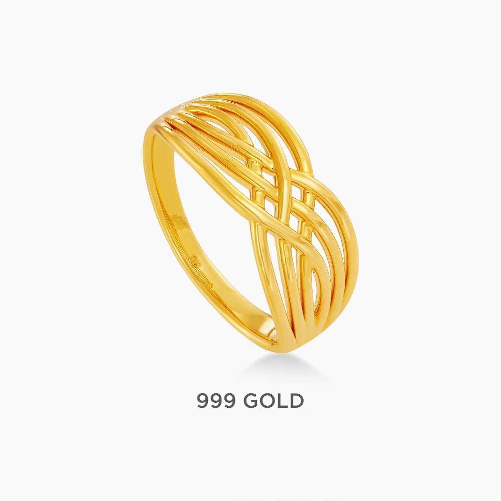 999/24K Yellow Gold Ring 9200066Y