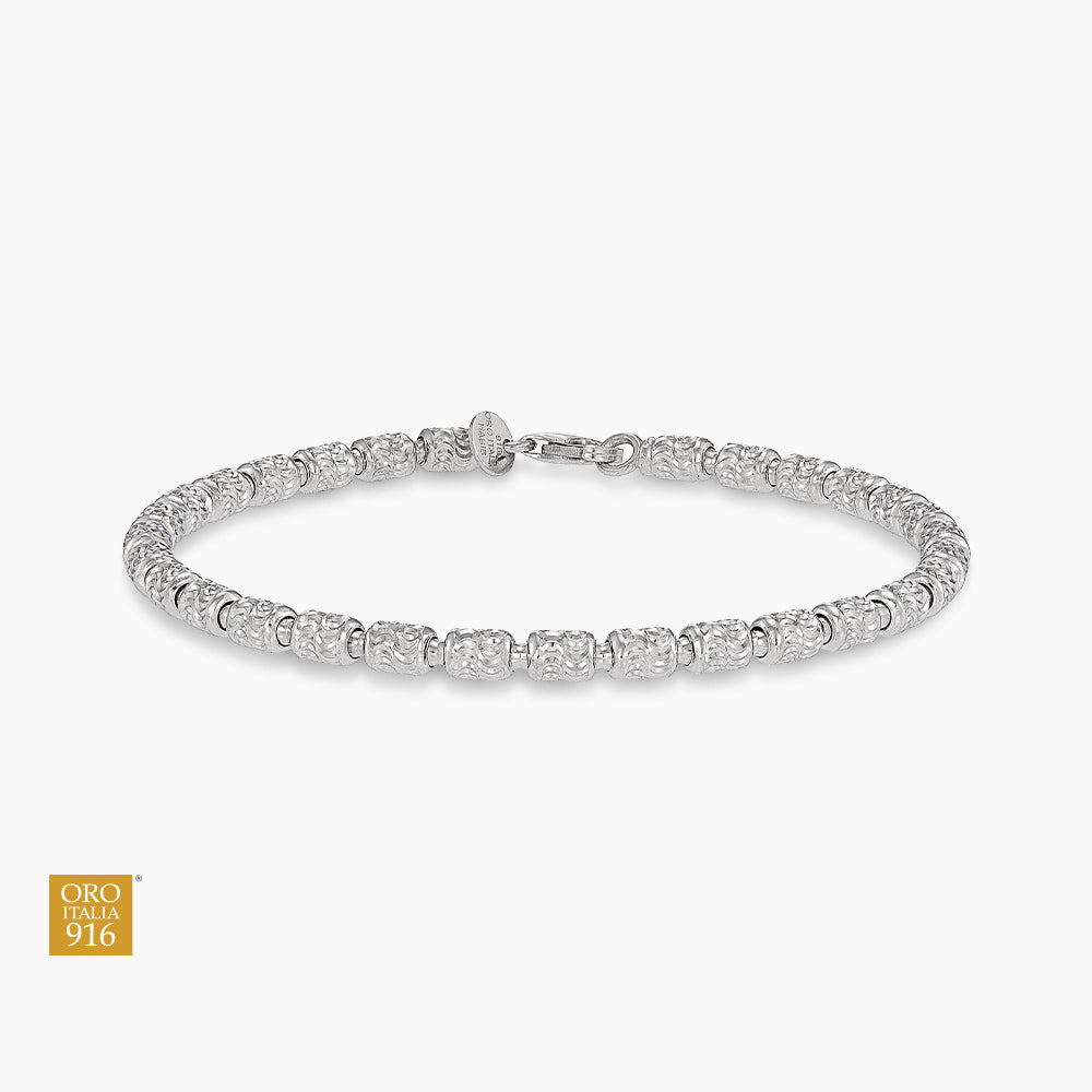 Oro Italia 916 White Gold Bracelet GW49571025(34W) (22K Gold)