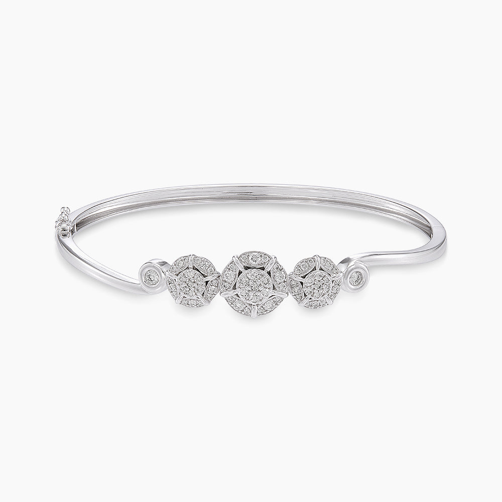 Diamond Bangle in 750/18K White Gold 561500126(B)