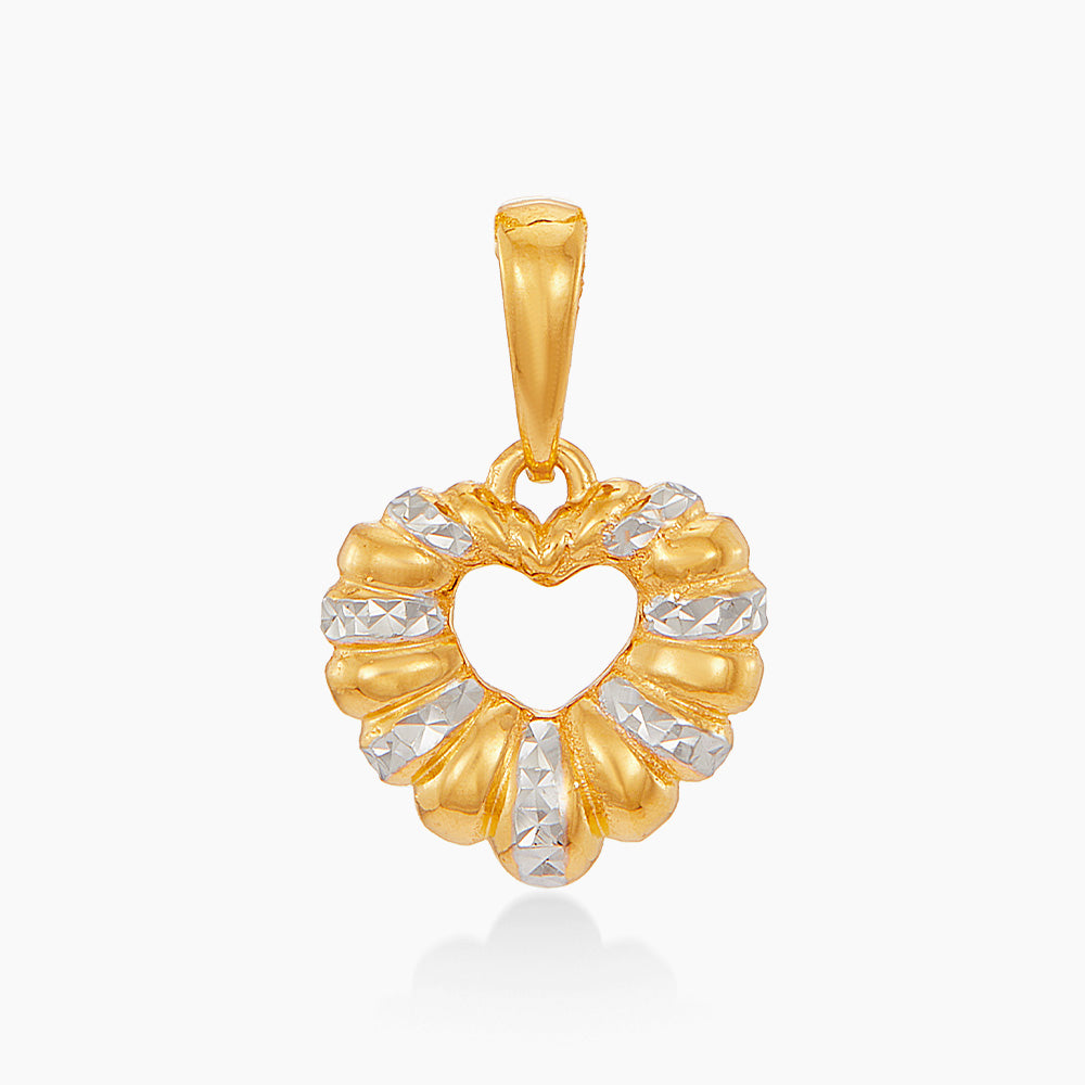 916/22K Yellow and White Gold Pendant 6400019YWS