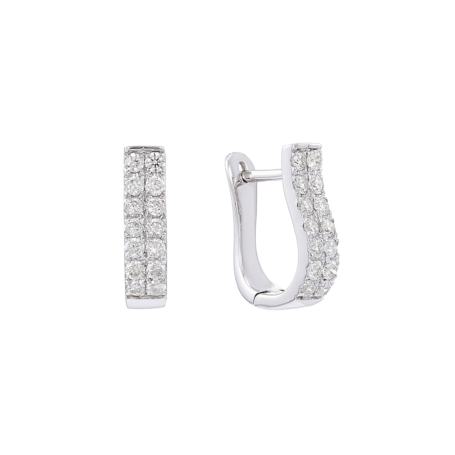 Diamond Earring in 375/9K White Gold 45530