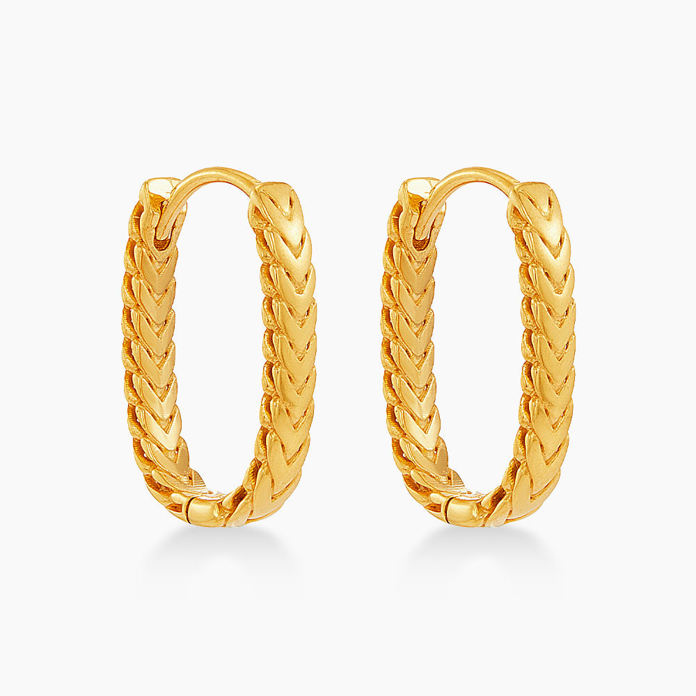Oro Italia 916 Yellow Gold Earrings GE77551125 (22K Gold)