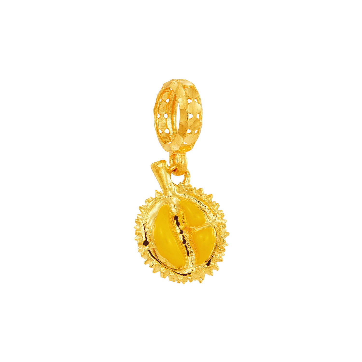 916/22K Yellow Gold Charm (Durian) C395-YL0723