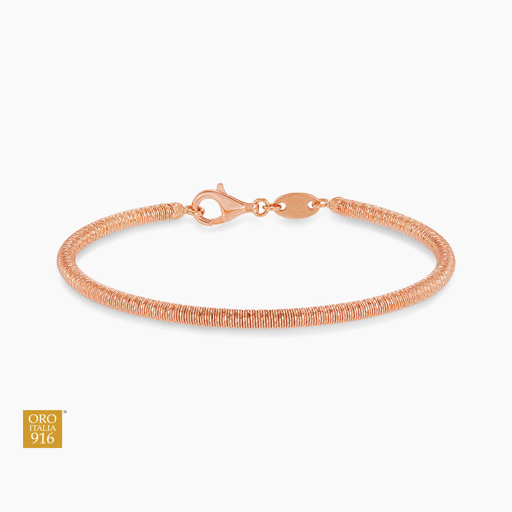 Oro Italia 916 Rose Gold Bangle GB95330326(RG) (22K Gold)