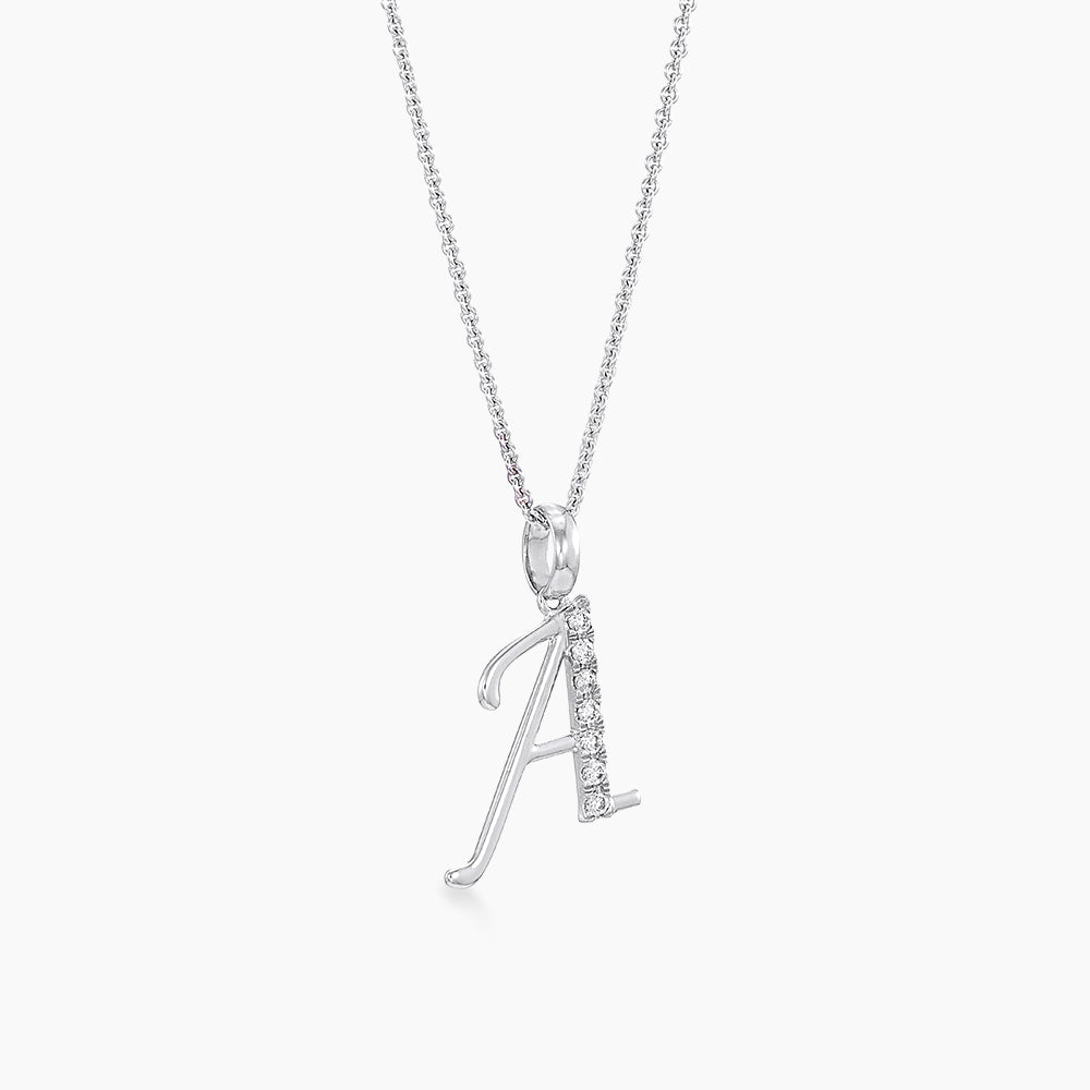 Diamond Necklace in 375/9K White Gold 560211023(A)-WG