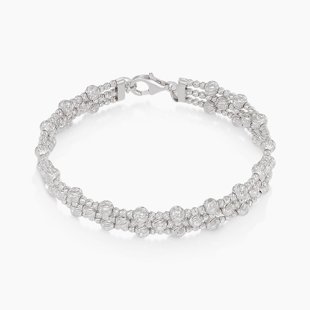 Oro Italia 916 White Gold Bangle GB95630426(04W) (22K Gold)