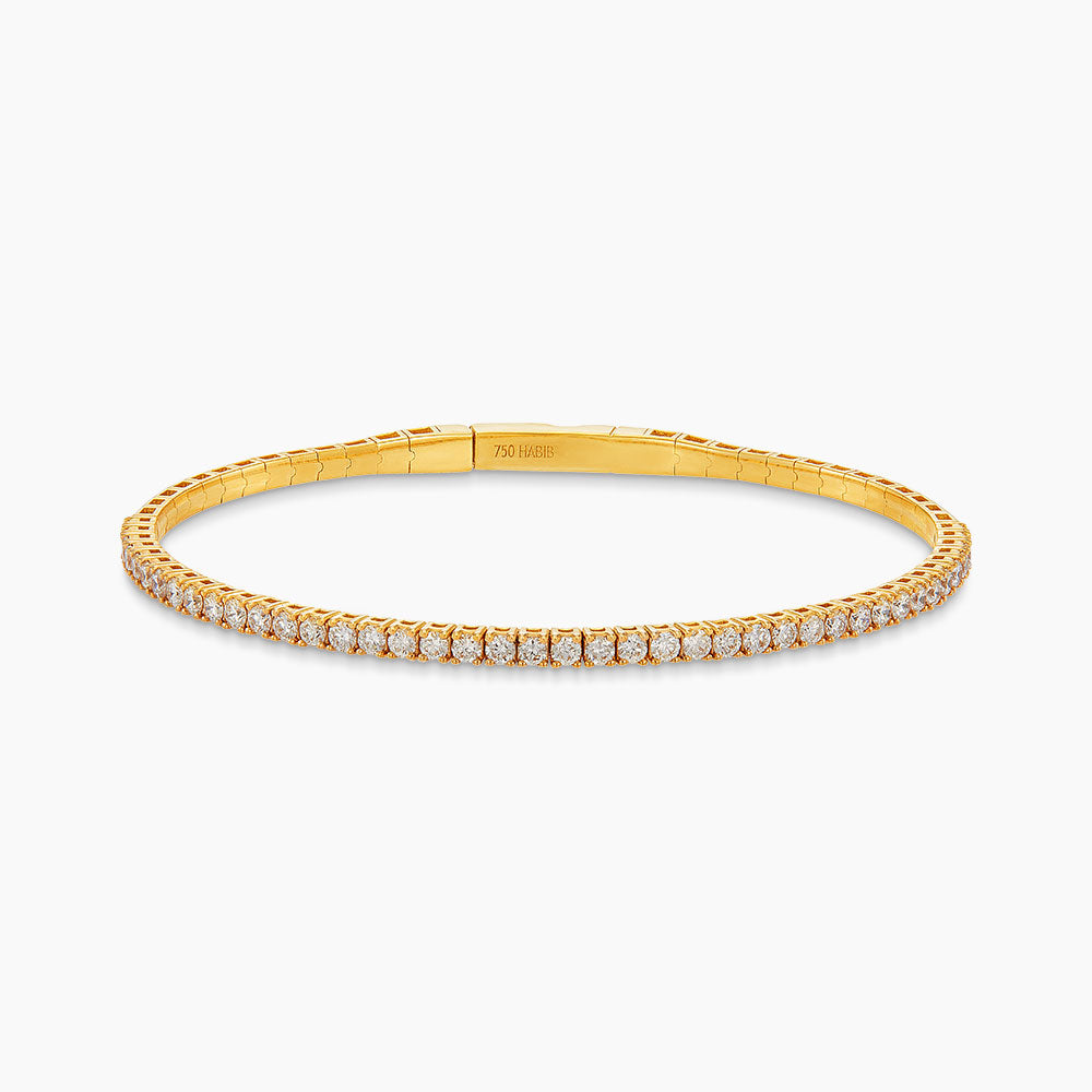 Diamond Bangle in 750/18K Yellow Gold 682800426(YG)