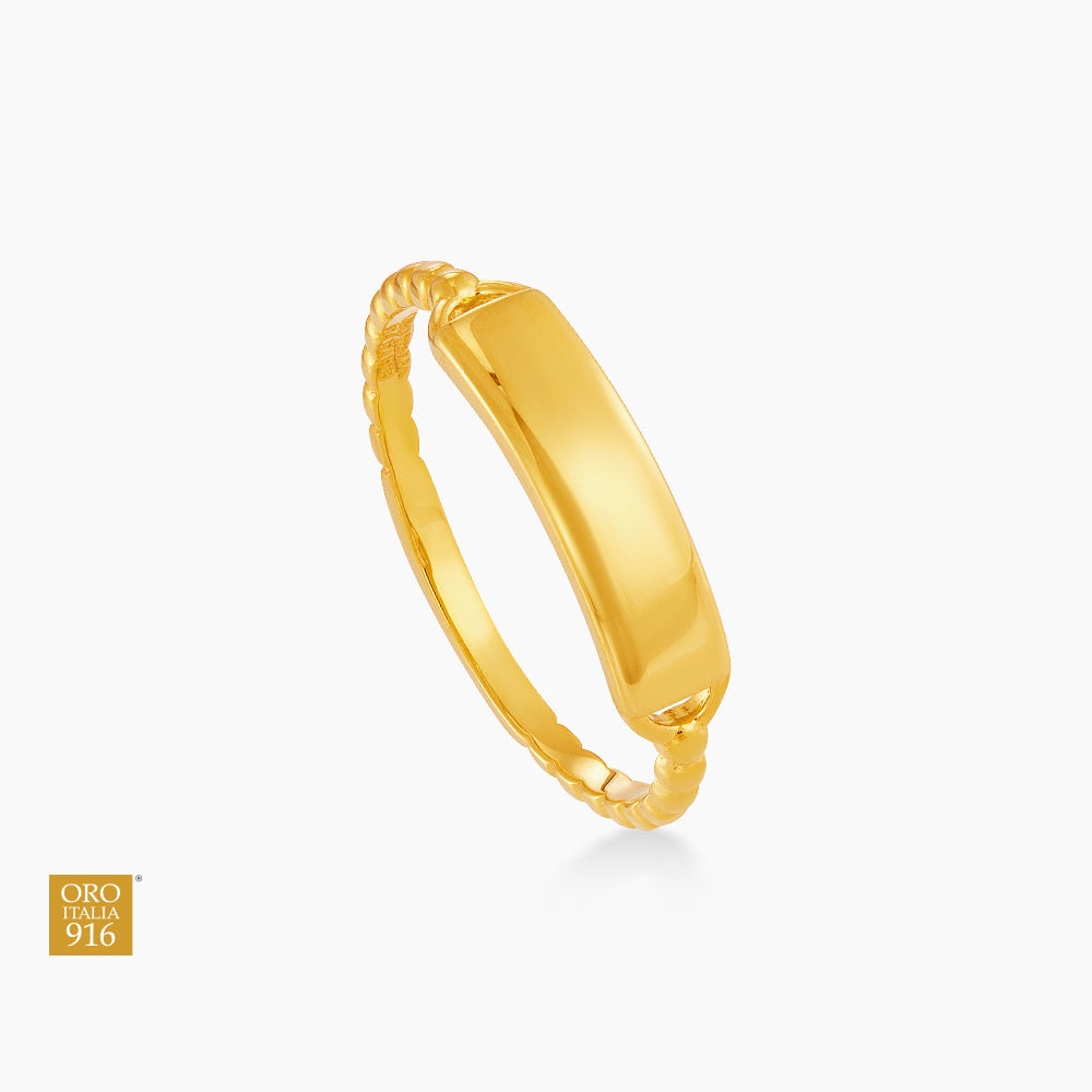 Oro Italia 916 Yellow Gold Ring GR59390525 (22K Gold)