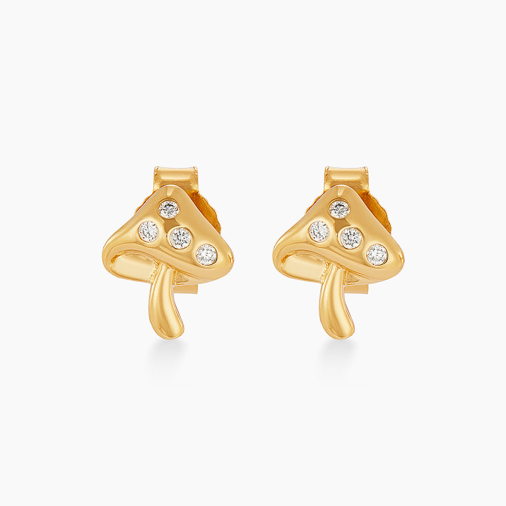 Diamond Earrings in 375/9K Yellow Gold 458490626
